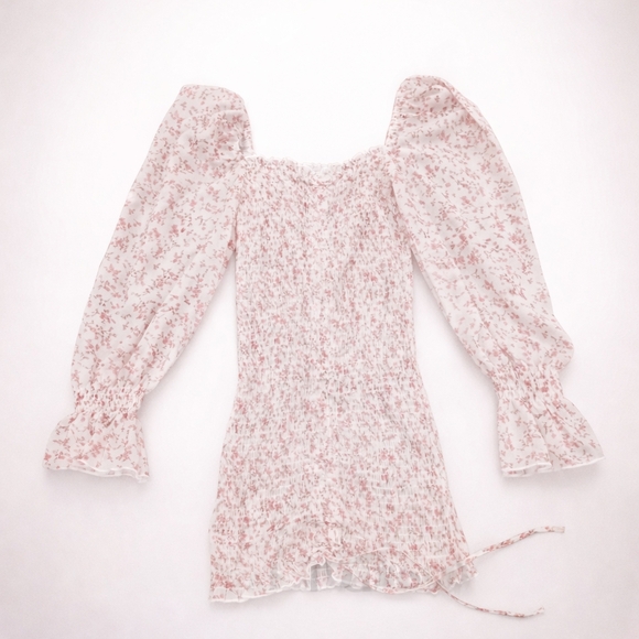 Princess Polly Pink and White Mini Dress - Picture 2 of 9